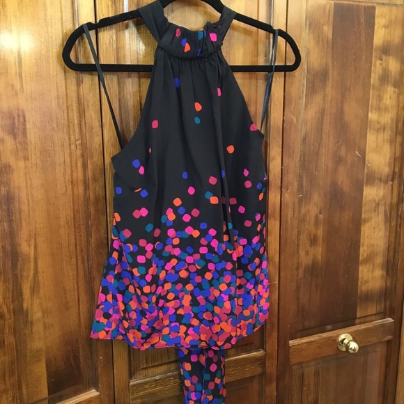 Classiques Entier sleeveless halter blouse, size SP, silk - Picture 1 of 3